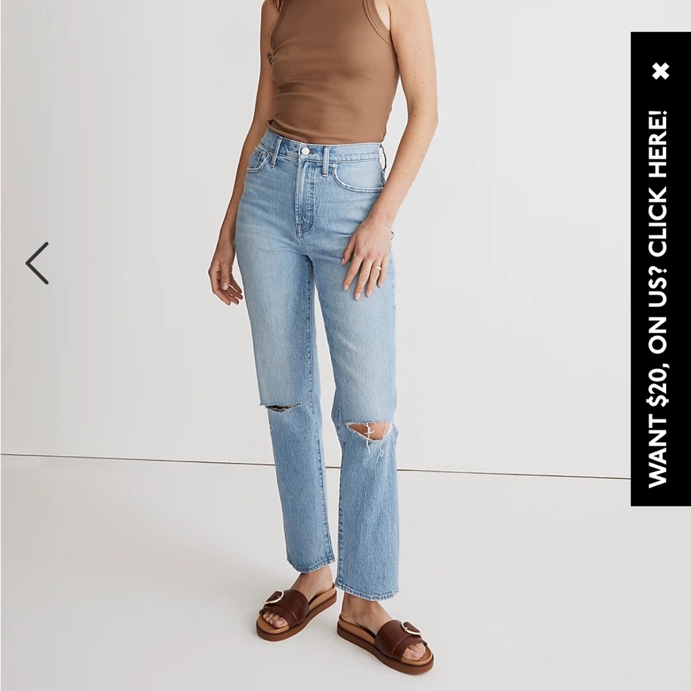 Madewell Perfect Vintage Straight Jeans